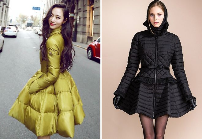 стильный пуховик платье стильный пуховик платье