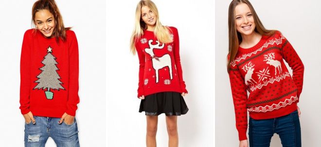 свитер с зимним принтом свитер с зимним принтом