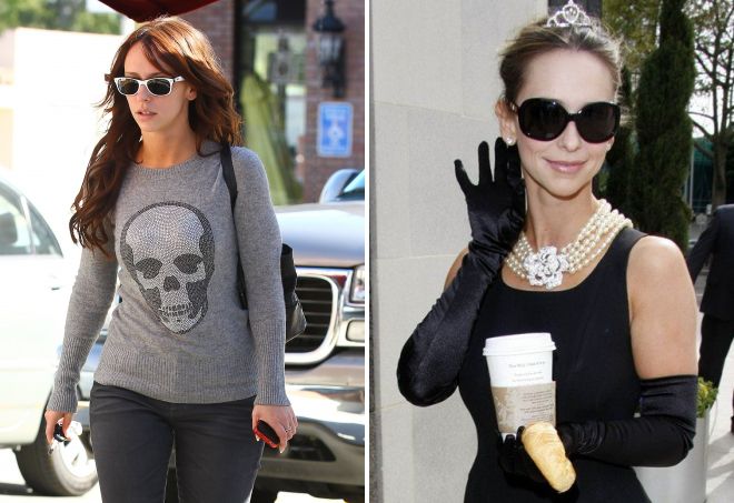 Дженнифер Лав Хьюит в больших очках Дженнифер Лав Хьюит в больших очках