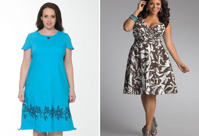 хлопковые платья для полных хлопковые платья для полных