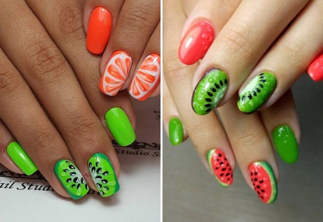 идеи красивого летнего маникюра идеи красивого летнего маникюра