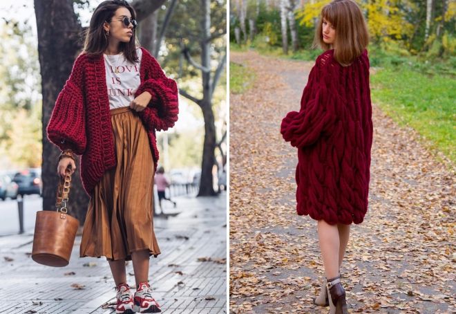 кардиган винного цвета кардиган винного цвета