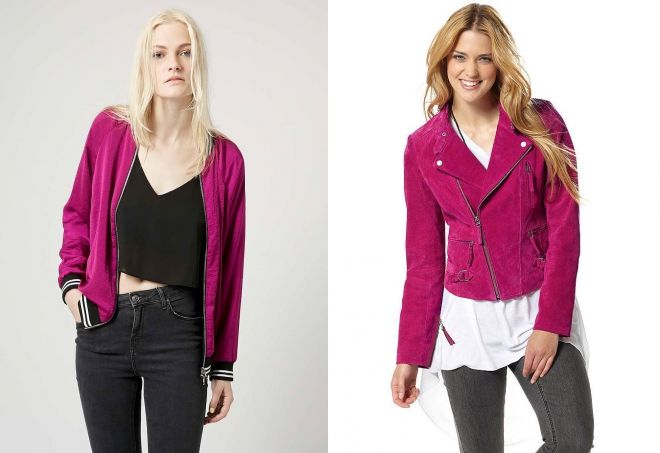 куртка цвет фуксия куртка цвет фуксия