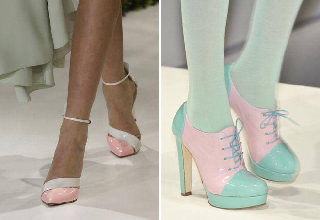 модный цвет весенних туфель модный цвет весенних туфель