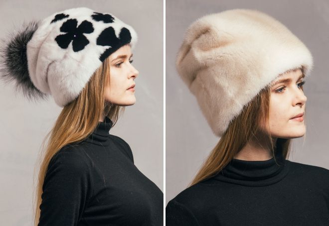 шапка чулок из меха шапка чулок из меха
