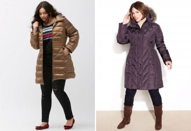 стильные пуховики для полных женщин стильные пуховики для полных женщин