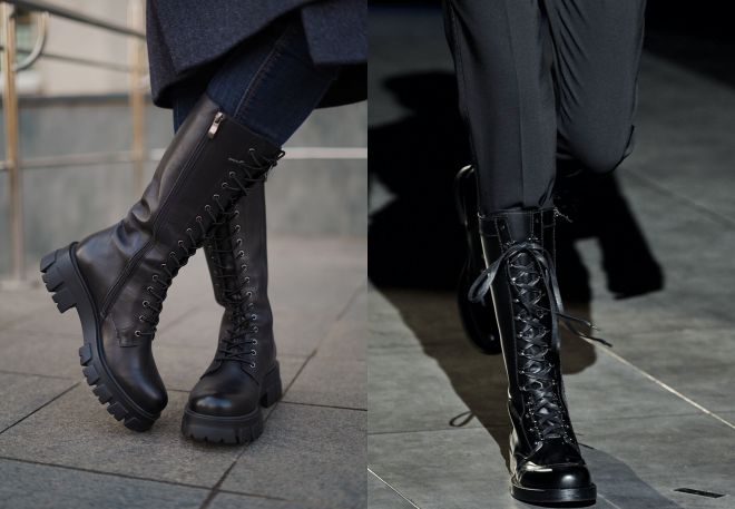 зимние женские сапоги на шнуровке зимние женские сапоги на шнуровке