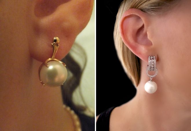 золотые серьги с крупным жемчугом золотые серьги с крупным жемчугом