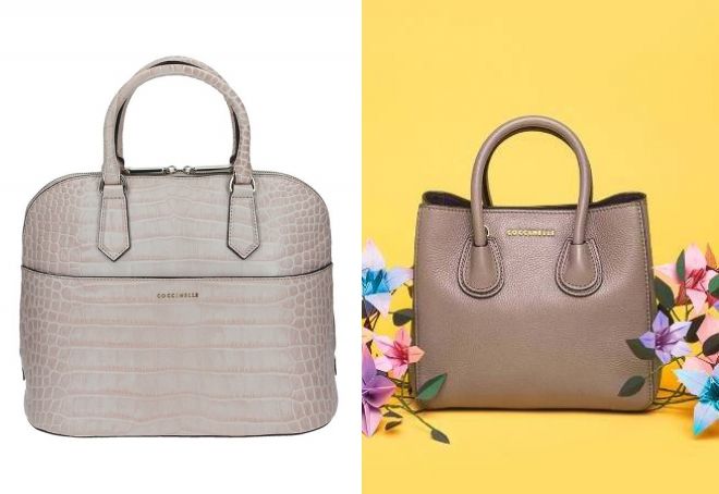 сумка coccinelle с двумя кнопками сумка coccinelle с двумя кнопками