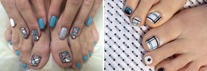 дизайн педикюра геометрия дизайн педикюра геометрия