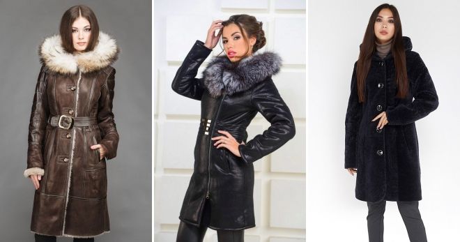 Дубленки из экокожи длинные Дубленки из экокожи длинные
