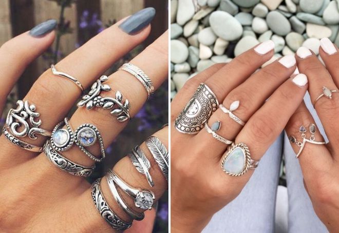 кольца в стиле бохо кольца в стиле бохо