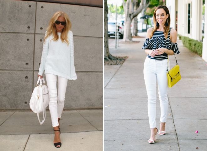 с чем носить белые джинсы скинни с чем носить белые джинсы скинни