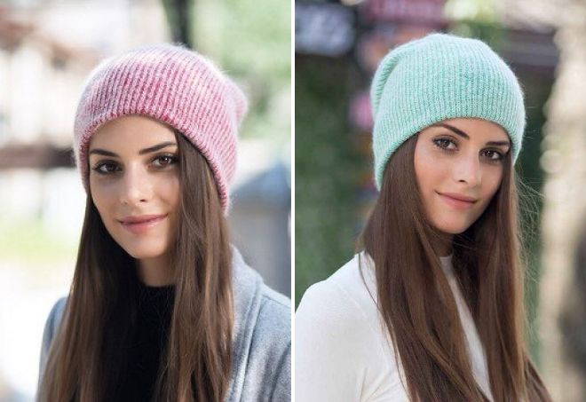 шапка бини из меха шапка бини из меха