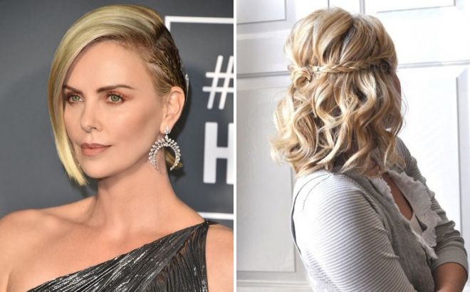 заплетенные прически для каре заплетенные прически для каре