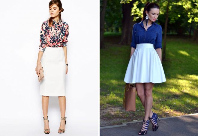 белые юбки 2017 белые юбки 2017