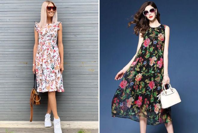 Фасоны летних платьев Фасоны летних платьев