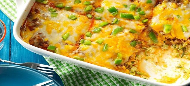 кабачковая запеканка с фаршем в духовке кабачковая запеканка с фаршем в духовке