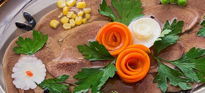 как приготовить заливное из говяжьего языка как приготовить заливное из говяжьего языка