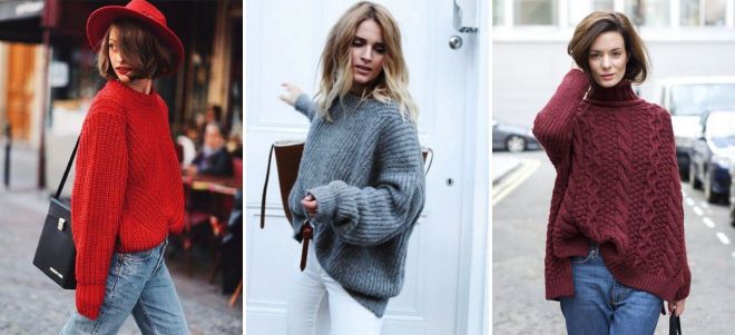 какие свитера в моде зимой 2018 какие свитера в моде зимой 2018