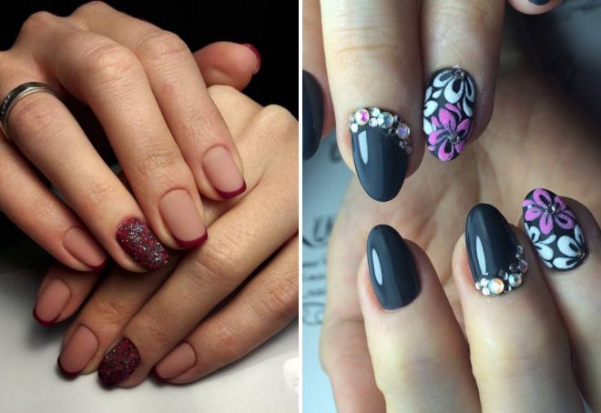 маникюр 2018 с песком маникюр 2018 с песком