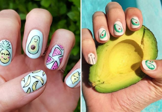 маникюр 2020 с авокадо маникюр 2020 с авокадо