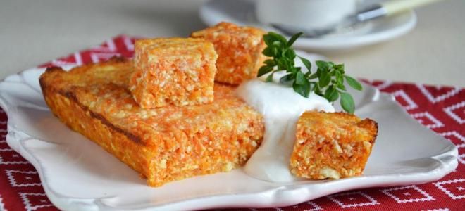 фото1 морковная запеканка в духовке