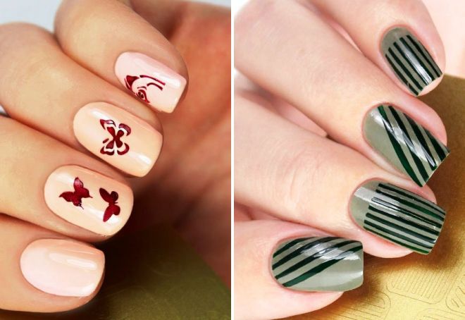 трафареты для маникюра трафареты для маникюра