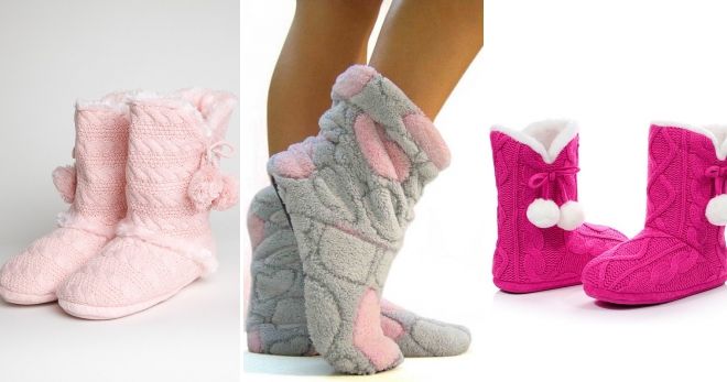 Женские домашние тапочки угги Женские домашние тапочки угги