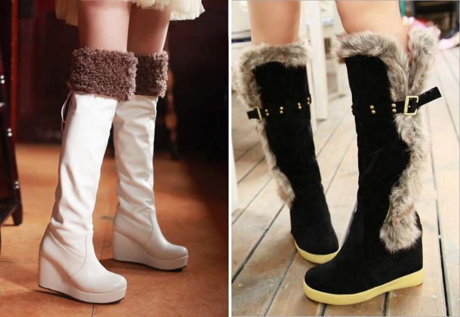 женские зимние сапоги на танкетке женские зимние сапоги на танкетке