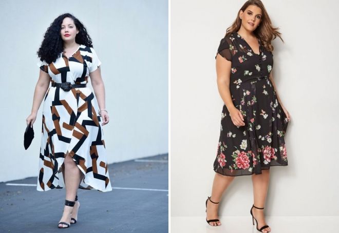 летние платья для пышных женщин летние платья для пышных женщин
