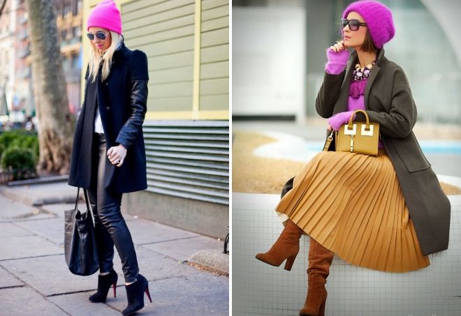 шапка цвета фуксии шапка цвета фуксии