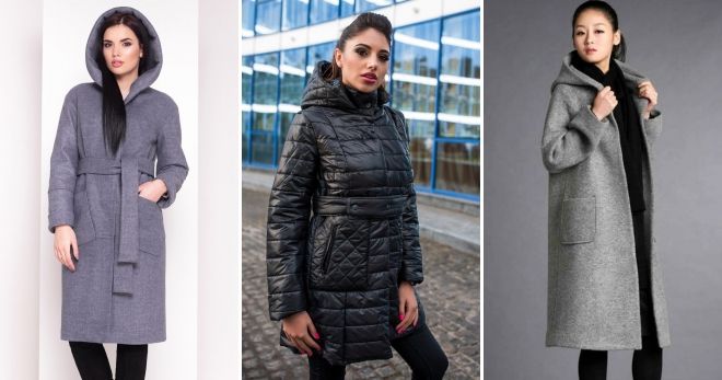 Женское теплое пальто с капюшоном Женское теплое пальто с капюшоном