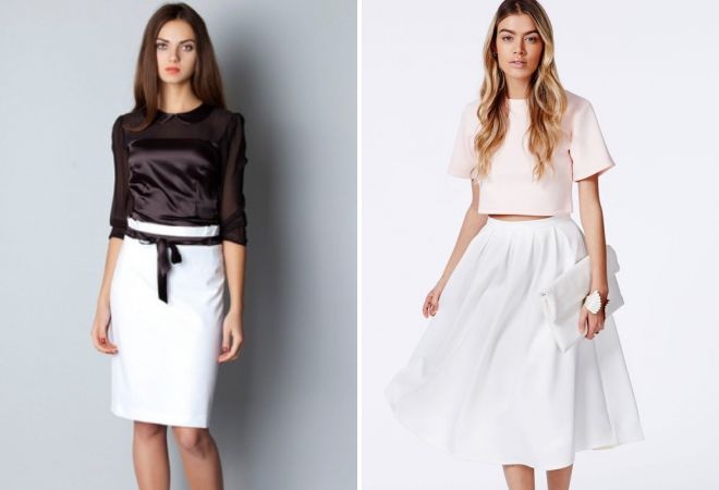 белая юбка миди белая юбка миди