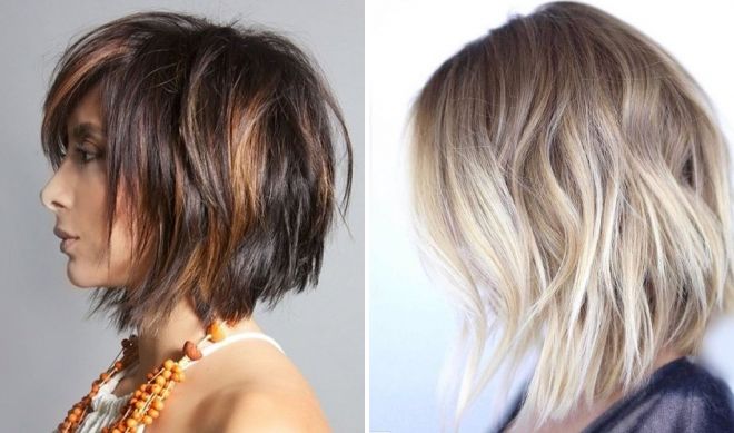 прическа рваное каре прическа рваное каре