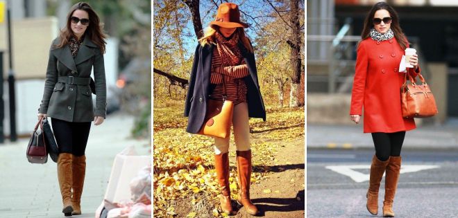 рыжие сапоги и пальто рыжие сапоги и пальто