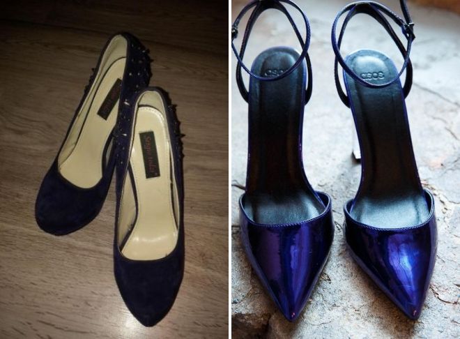 обувь цвета индиго обувь цвета индиго