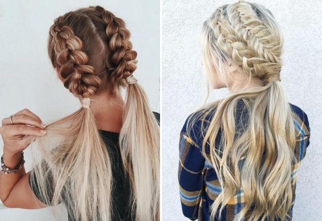 прическа колосок из хвостиков прическа колосок из хвостиков