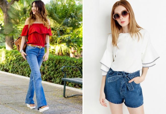 с чем носить блузку с воланами с чем носить блузку с воланами