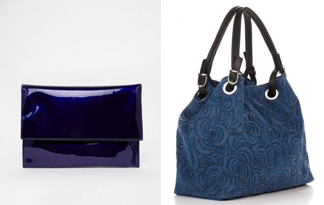 сумка цвета индиго сумка цвета индиго