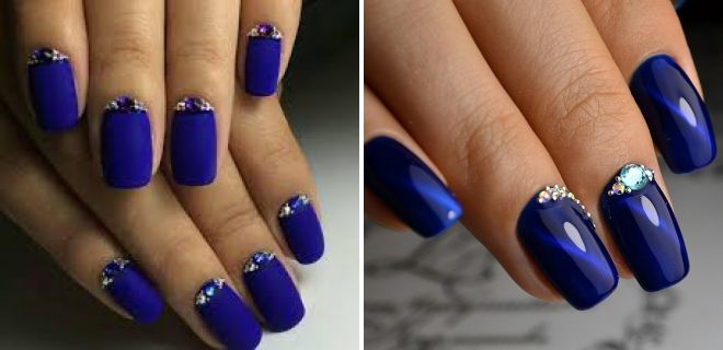 маникюр цвета индиго маникюр цвета индиго