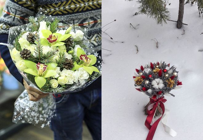 особенности зимнего букета особенности зимнего букета