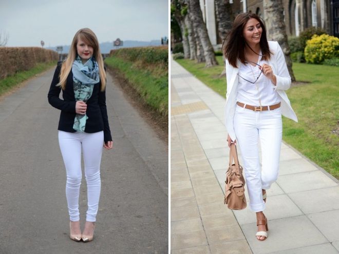 с чем носить белые джинсы стрейч с чем носить белые джинсы стрейч