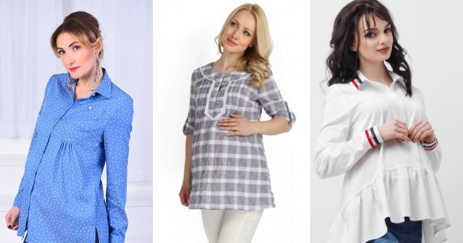 Рубашка-туника для беременных Рубашка-туника для беременных