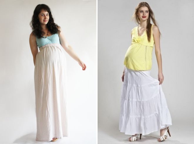 белая юбка для беременных белая юбка для беременных