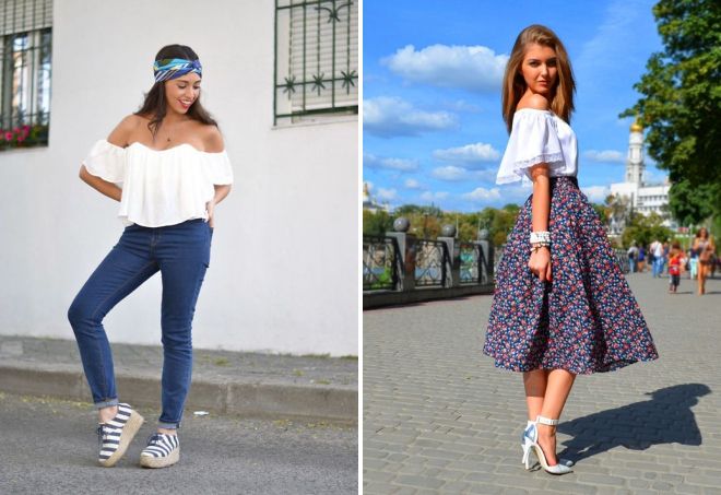 образ с блузкой с воланами образ с блузкой с воланами