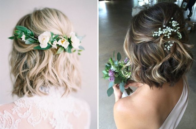 свадебные прически на каре свадебные прически на каре