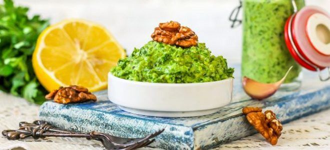 песто из петрушки песто из петрушки