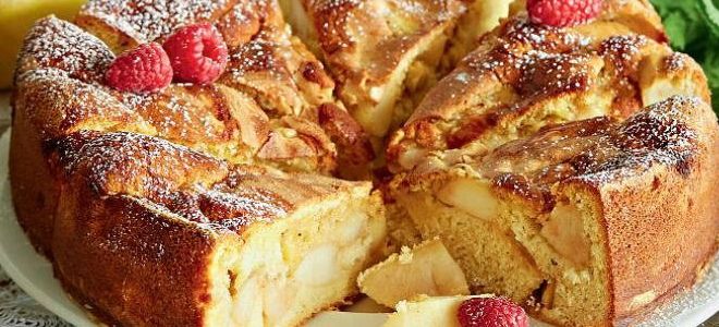 шарлотка с яблоками в духовке шарлотка с яблоками в духовке