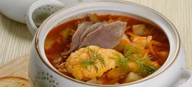 суп из говяжьего языка суп из говяжьего языка